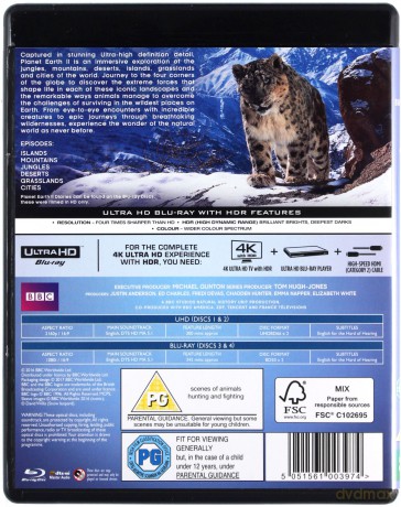Planet Earth [2xBlu-Ray 4K]+[2xBlu-Ray]