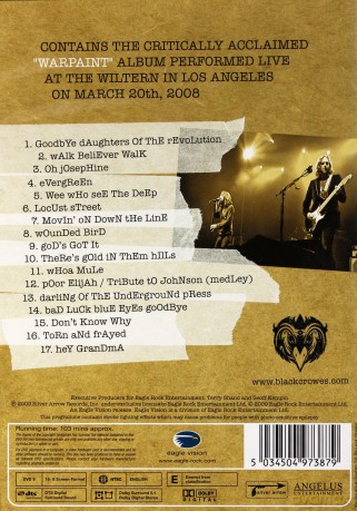 The Black Crowes: Warpaint Live [DVD]