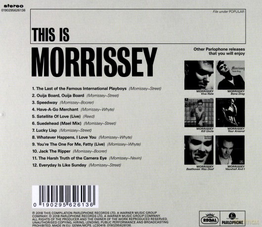 Morrissey: This Is Morrissey [CD]