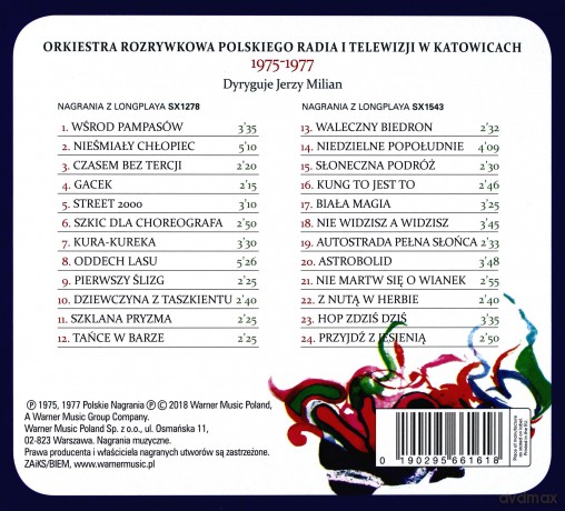 Orkiestra Rozrywkowa PRiTV w Katowicach: Jerzy Milian - Nagrania 1975-1977 [CD]