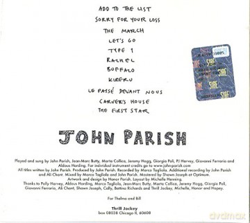 John Parish: Bird Dog Dante [CD]