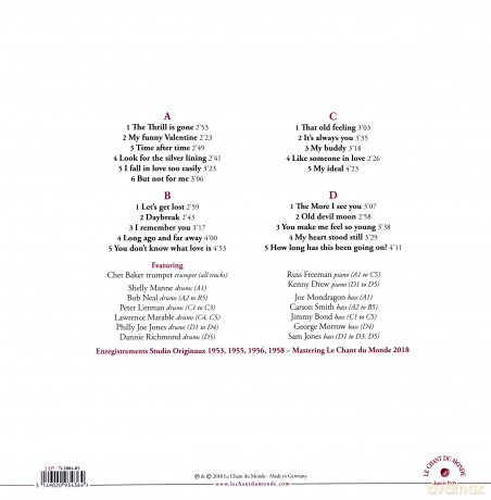 Chet Baker: Sings [2xWinyl]