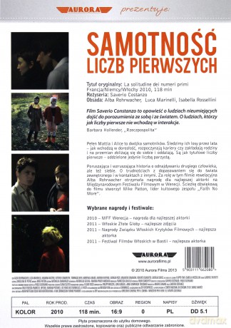 Samotność liczb pierwszych [DVD]