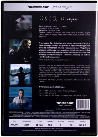 Oslo, 31. sierpnia [DVD]
