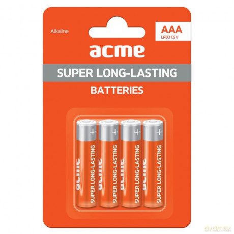 Acme Europe Baterie LR03 Alkaline AAA / 4 szt.