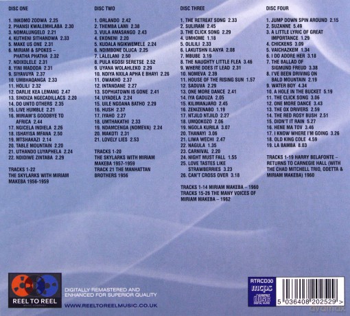 Miriam Makeba: 1956-1962 [4CD]