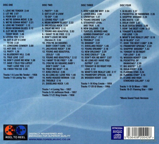 Elvis Presley: At The Movies - Volume One [4CD]