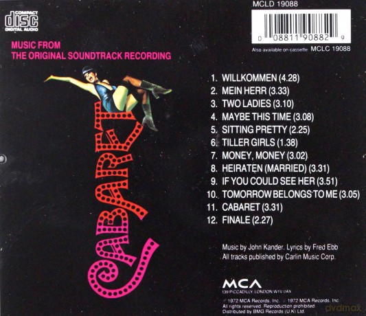 Cabaret soundtrack [CD]
