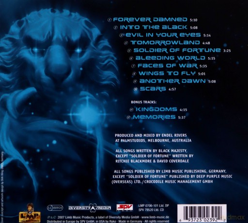 Black Majesty: Tomorrowland (digipack) [CD]