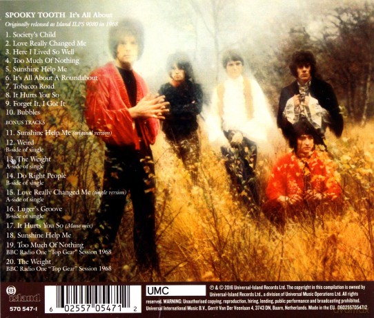 Spooky Tooth: ItS All About [CD]
