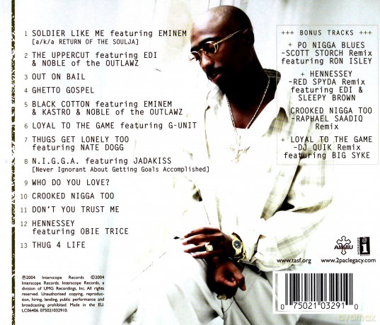 2pac: Loyal To The Game [CD]
