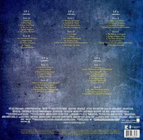 The Lord Of The Rings: The Two Towers - The Complete Recordings soundtrack [5xWinyl]