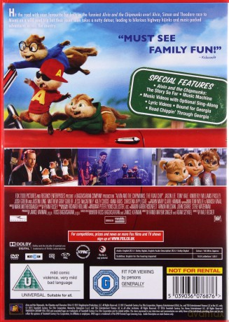 Alvin And The Chipmunks Road Chip [DVD]