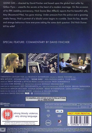 Gone Girl (Zaginiona dziewczyna) [DVD]