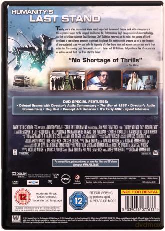Independence Day Resurgence [DVD]