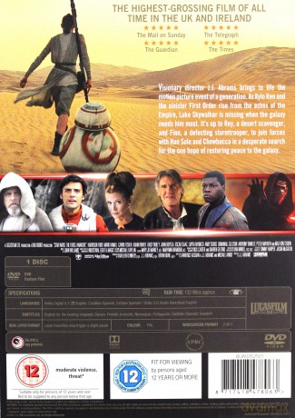 Star Wars Force Awakens (Gwiezdne wojny: Przebudzenie mocy) [DVD]