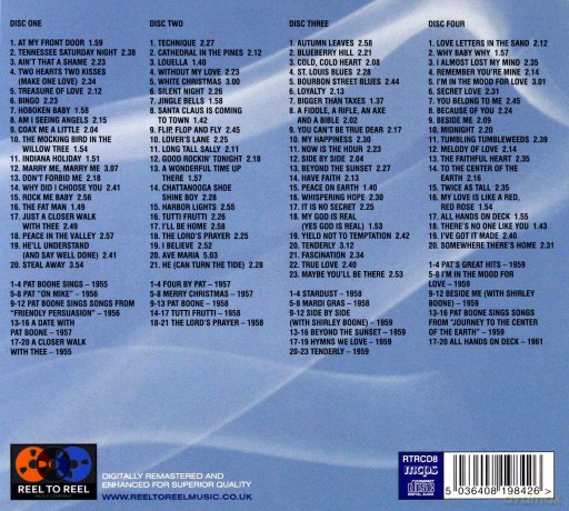 Pat Boone: The Ep Collection 1955-1961 [4CD]