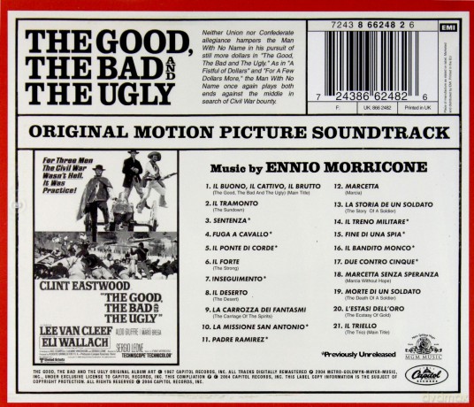 Ennio Morricone: The Good, The Bad And The Ugly [CD]