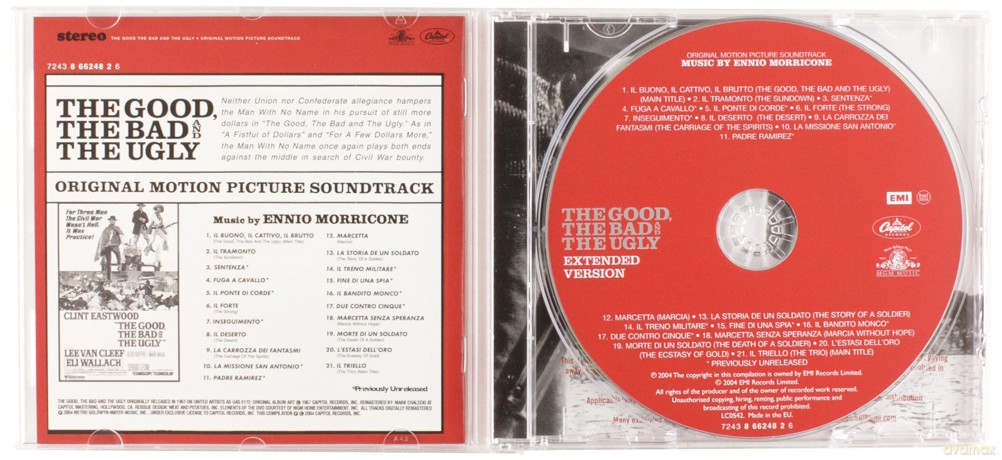 Ennio Morricone: The Good, The Bad And The Ugly [CD]
