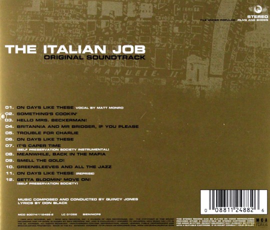 The Italian Job soundtrack [CD]