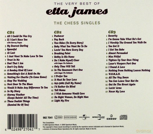 Etta James: The Very Best Of - The Chess Singles [3CD]