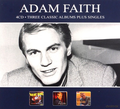 Adam Faith: Three Classic Albums + Singles [4CD]