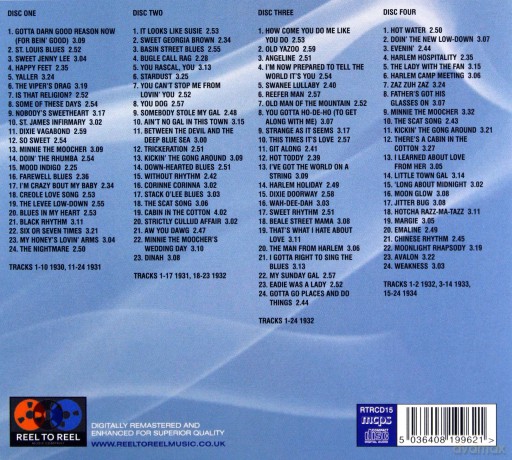 Cab Calloway: Volume One - 1930-1034 [4CD]