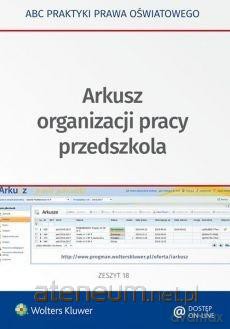 Arkusz organizacji pracy przedszkola [KSIĄŻKA]