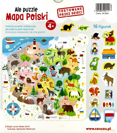 Ale puzzle mapa Polski