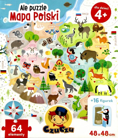 Ale puzzle mapa Polski