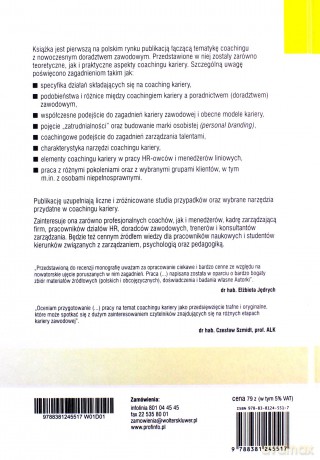 Coaching kariery. Doradztwo zawodowe w warunkach - Małgorzata Sidor-Rządkowska [KSIĄŻKA]