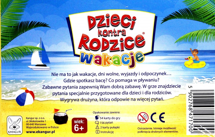 Dzieci kontra Rodzice. Wakacje [GRA]