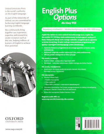 English Plus Options 8 ćwiczenie [KSIĄŻKA]