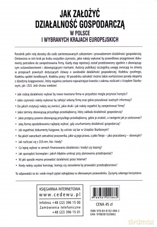 Jak założyć i prowadzić działalność gospodarczą - Przemysław Mućko, Aneta Sokół [KSIĄŻKA]
