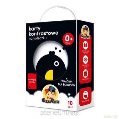 Karty kontrastowe na kółeczku 0+ poradnik [KSIĄŻKA]