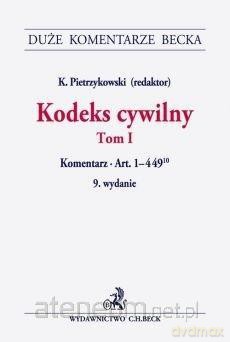 Kodeks cywilny (Tom 1) Komentarz [KSIĄŻKA]
