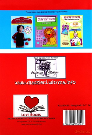 Krzyżówki i łamigłówki 9-12 lat [KSIĄŻKA]