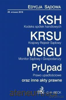 KSH, KRSU, MSiGU,PrUpad oraz inne akty prawne [KSIĄŻKA]