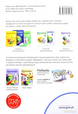 Matematyka Szkoła podstawowa 5 Z Plusem Geometria wersja B [KSIĄŻKA]