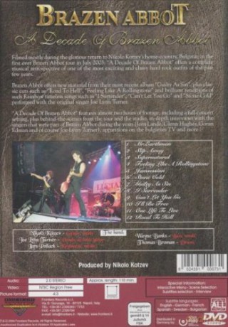 Brazen Abbot: A Decade Of Brazen Abbot [DVD]