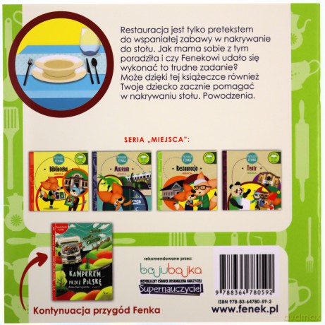 Przygody Fenka. Restauracja - Magdalena Gruca, Ewa Zontek [KSIĄŻKA]