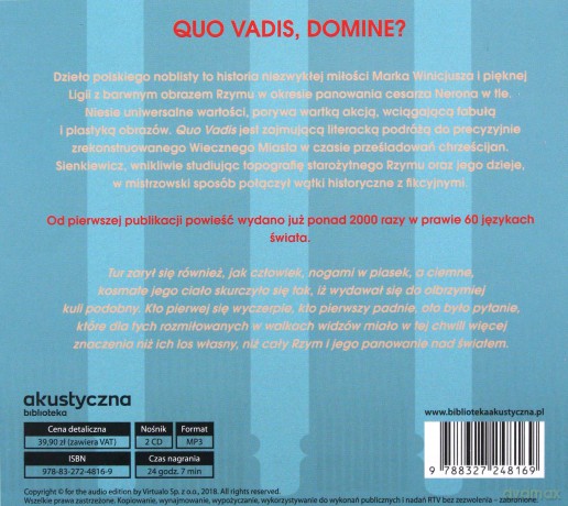 Quo Vadis - Henryk Sienkiewicz [AUDIOBOOK]