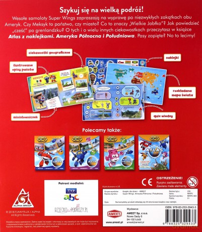 Super Wings. Ameryka Północna i Południowa [KSIĄŻKA]