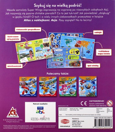 Super Wings. Azja [KSIĄŻKA]