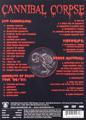 Cannibal Corpse: Live Cannibalism (digipack) [DVD]