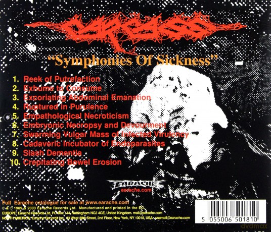 Carcass: Symphonies Of Sickness [CD]