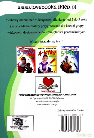Zabawy manualne 2-latka [KSIĄŻKA]