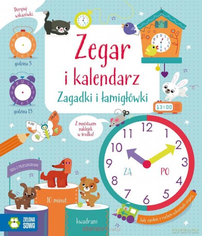 Zagadki i łamigłówki. Zegar i kalendarz - Lara Bryan [KSIĄŻKA]
