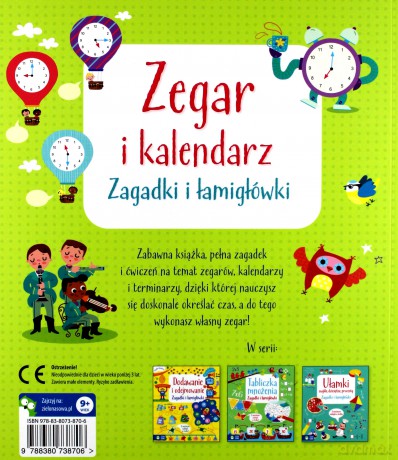 Zagadki i łamigłówki. Zegar i kalendarz - Lara Bryan [KSIĄŻKA]