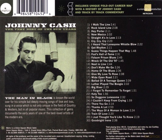 Johnny Cash: The Very Best Of The Sun Years [CD]